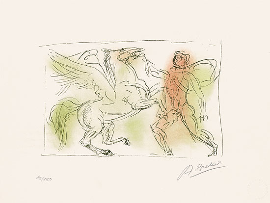 Bild "Pegasus" (1983) von Arno Breker