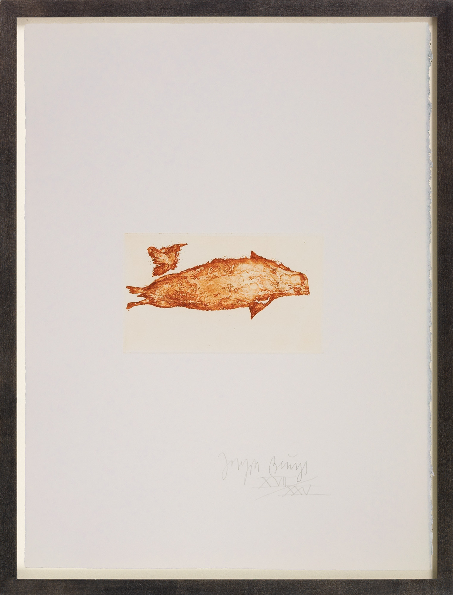Bild "Zirkulationszeit: Meerengel Robbe III" (1982) von Joseph Beuys