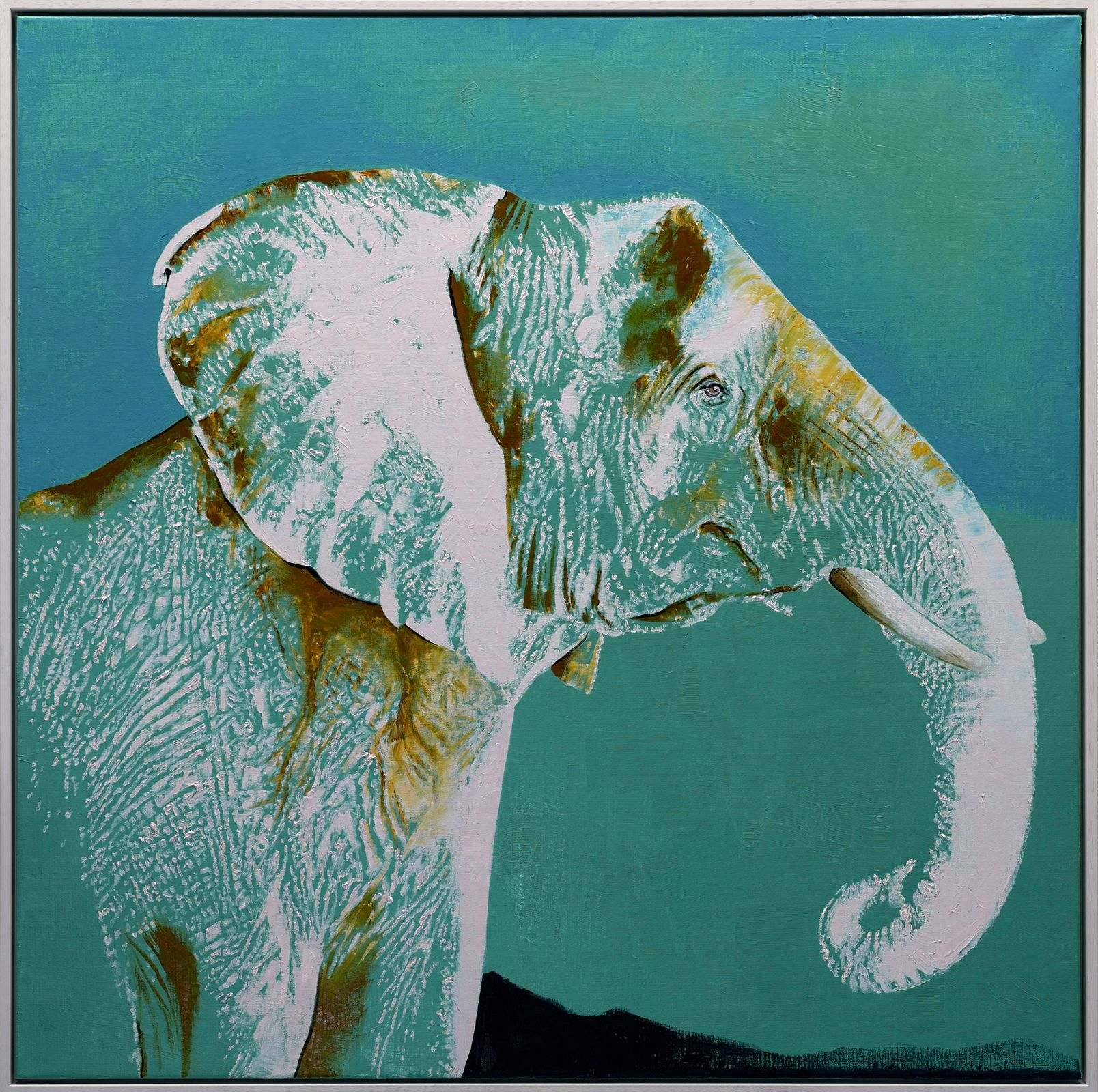 Bild "Serie Lichtblick | Elefant" (2021) (Unikat) von Lezzueck Coosemans