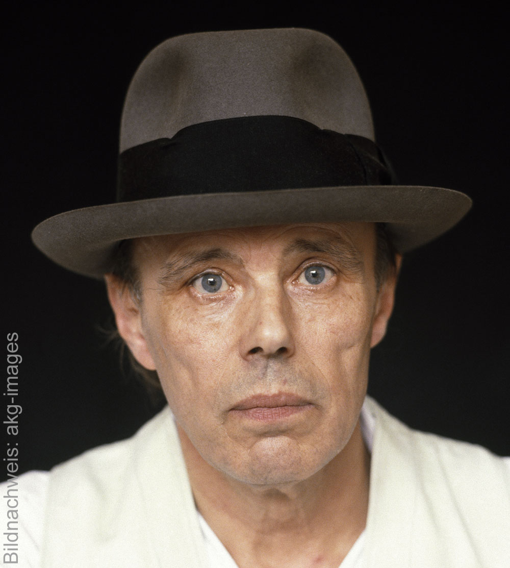 Porträt des Künstlers Joseph Beuys Porträt des Künstlers Joseph Beuys