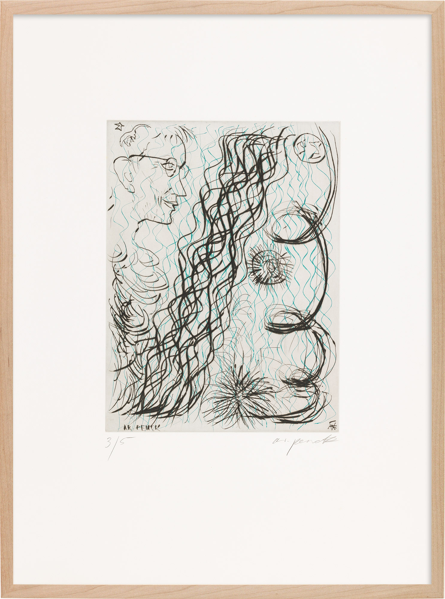 Bild "aus: Jewish Jetset" (1989) von A. R. Penck