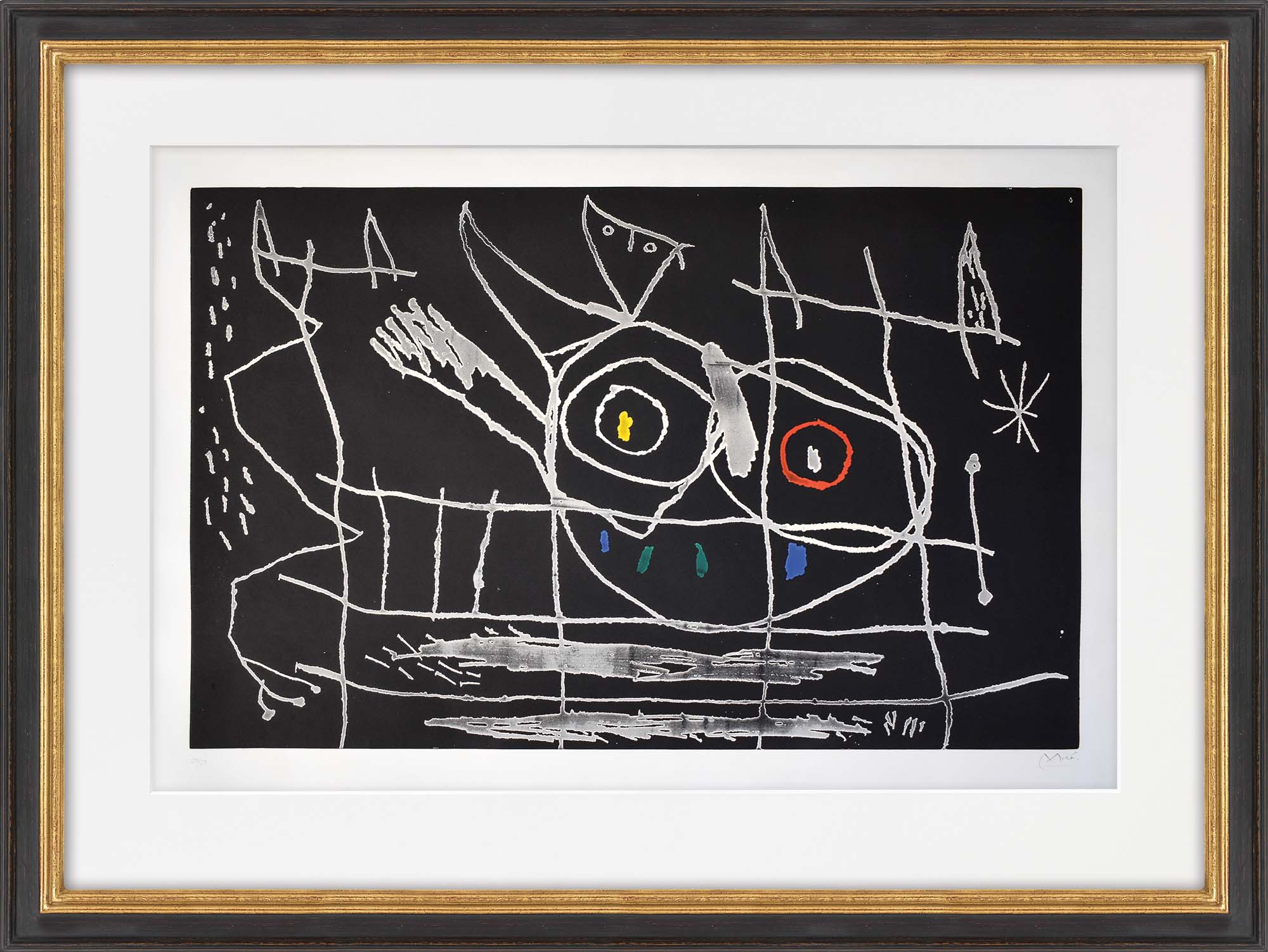 Bild "Couple d'oiseaux III" (1966) von Joan Miró