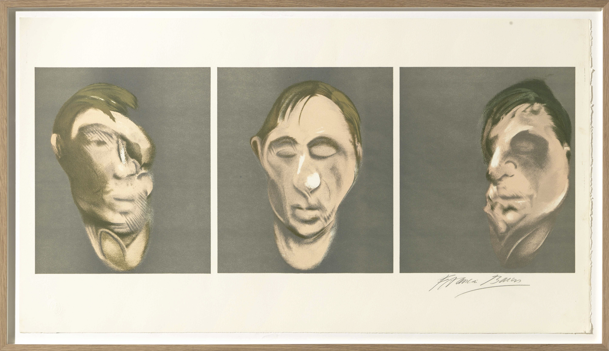 Bild "Studies for a Self-Portrait" (1983) von Francis Bacon