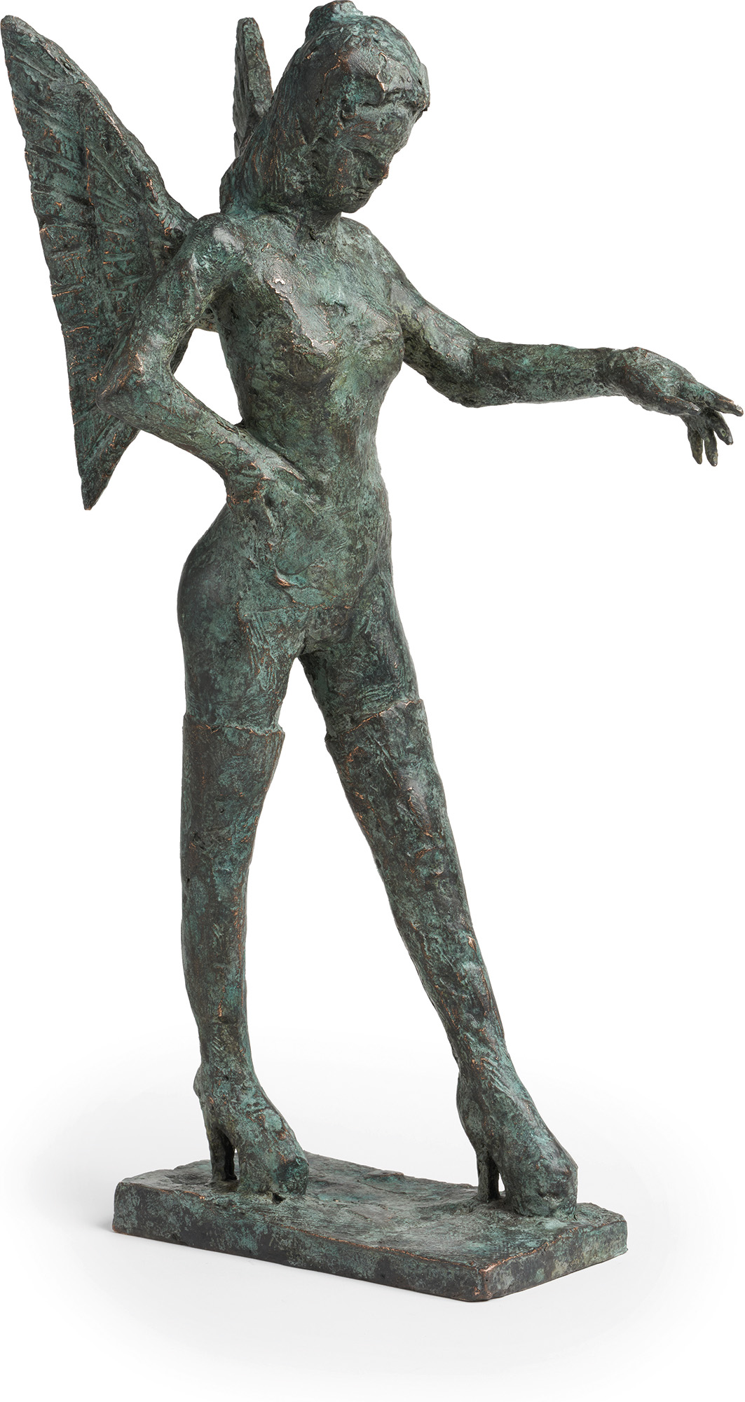 Skulptur "Angelina" (2022), Bronze von Thomas Jastram