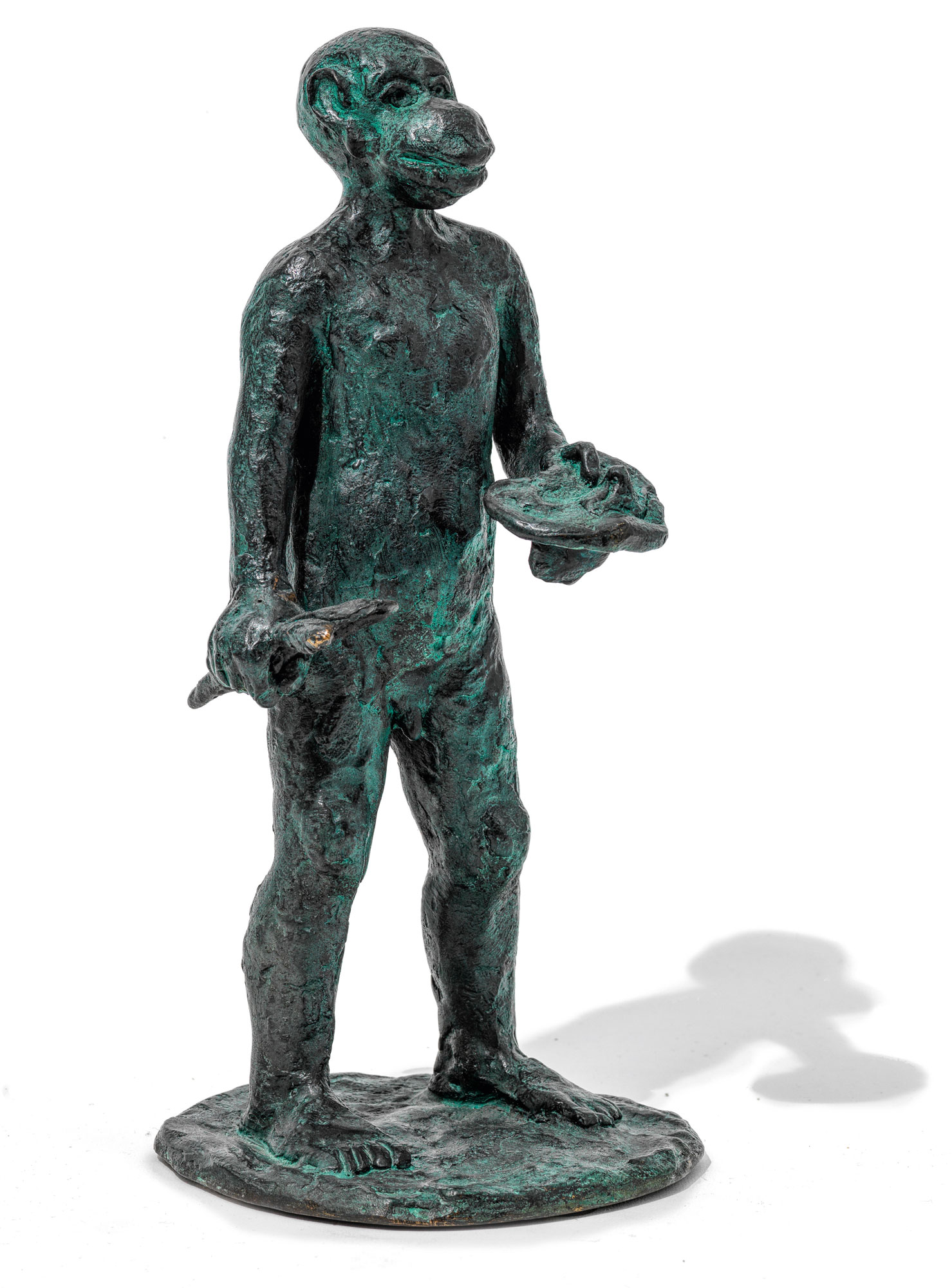 Skulptur "Malerstamm" (2002), Bronze von Jörg Immendorff