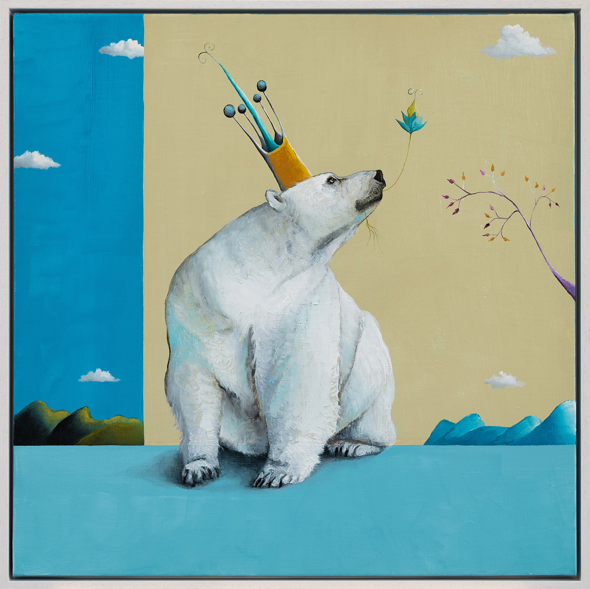 Bild "Serie Hoffnungsgabe I Königreich der Eisbären I" (2020) (Unikat) von Lezzueck Coosemans