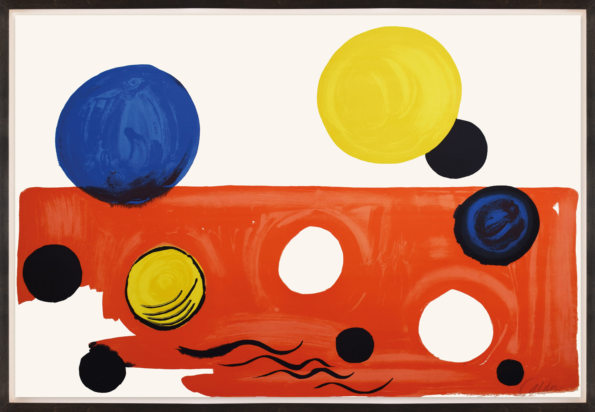 Calder Red Color Bild