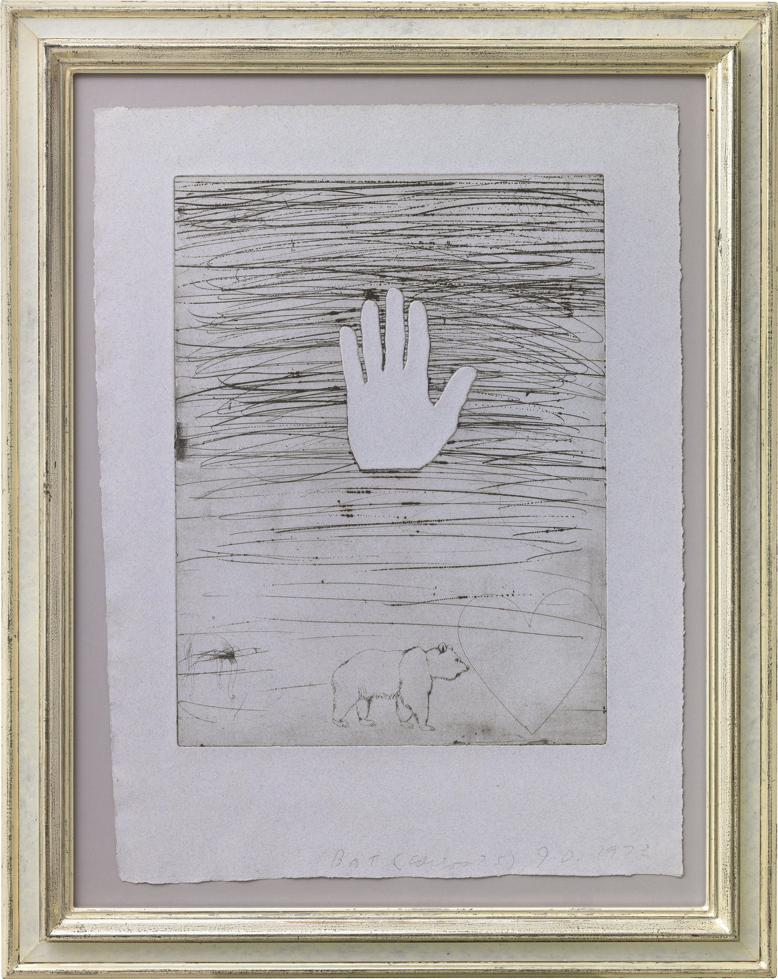 Bild "Hand" (1972) von Jim Dine