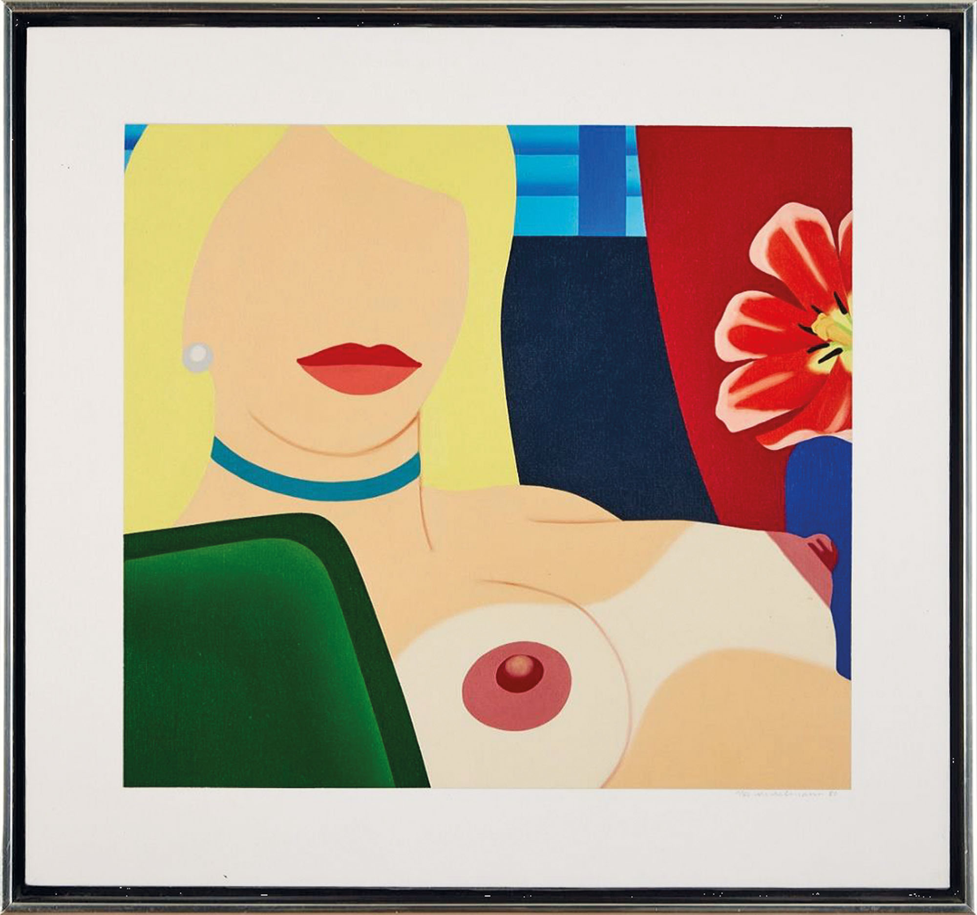 Bild "Nude Painting Print" (1980) (Unikat) von Tom Wesselmann