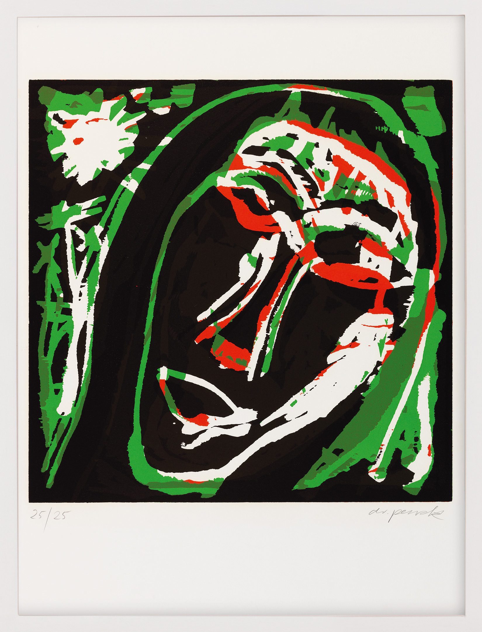 Bild "Kopf weiblich (P)" (1991) von A. R. Penck