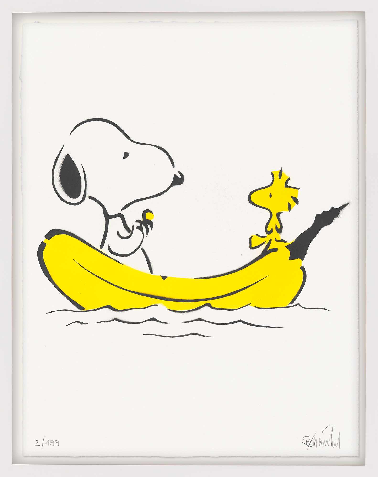 Bild "Snoopy & Woodstock" (2022) von Thomas Baumgärtel