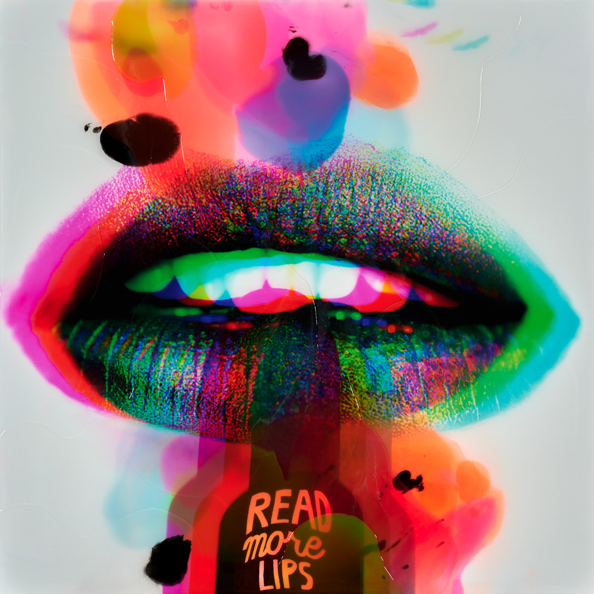 Bild "Read more lips" (2021) von Jörg Döring