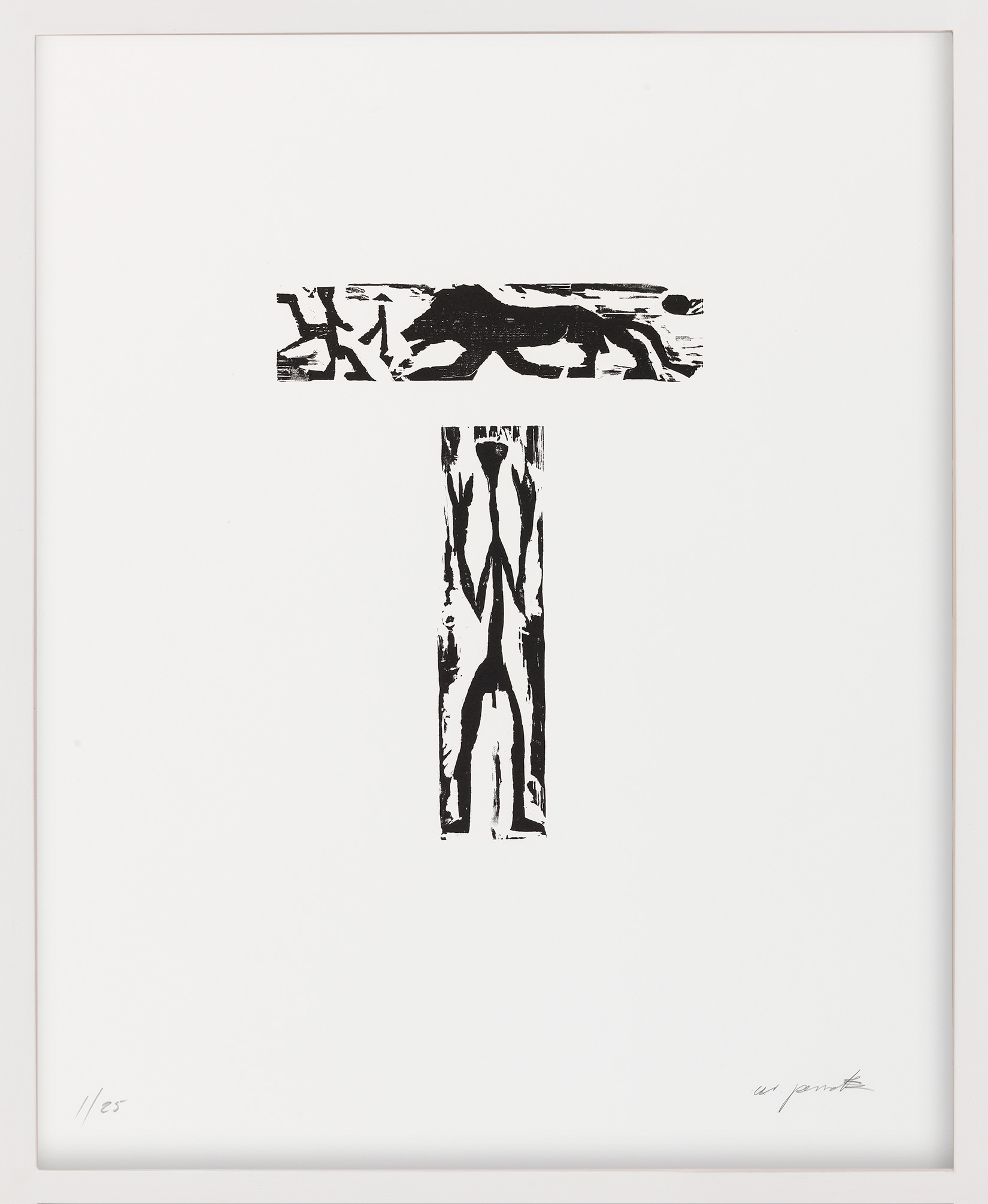 Bild "Ohne Titel" (1988/89) von A. R. Penck