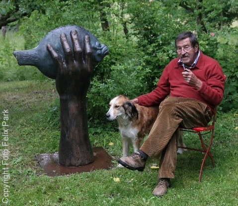 Porträt des Künstlers Günter Grass Porträt des Künstlers Günter Grass