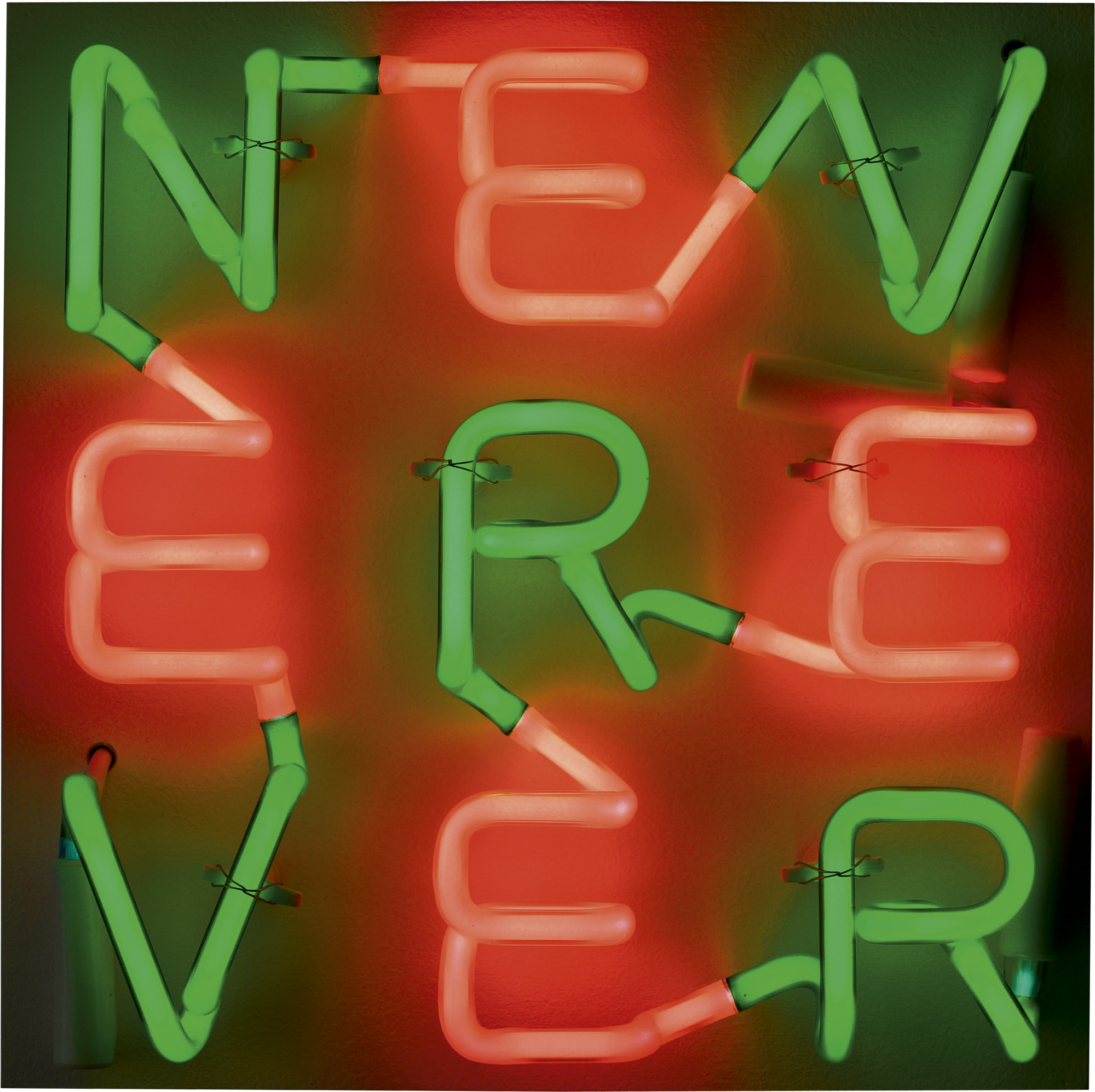 Wandobjekt "NEVEREVER" (2017) von Albert Hien