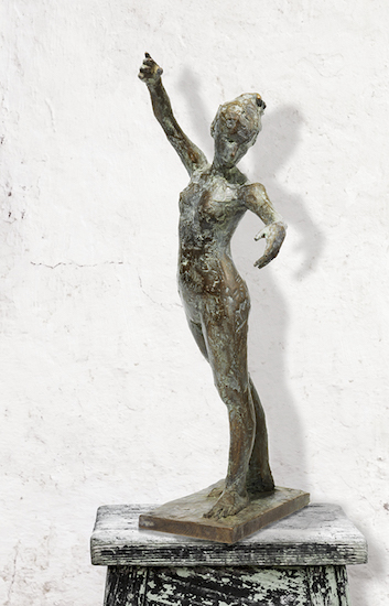 Skulptur "Kleine Tänzerin" (2016), Bronze von Thomas Jastram