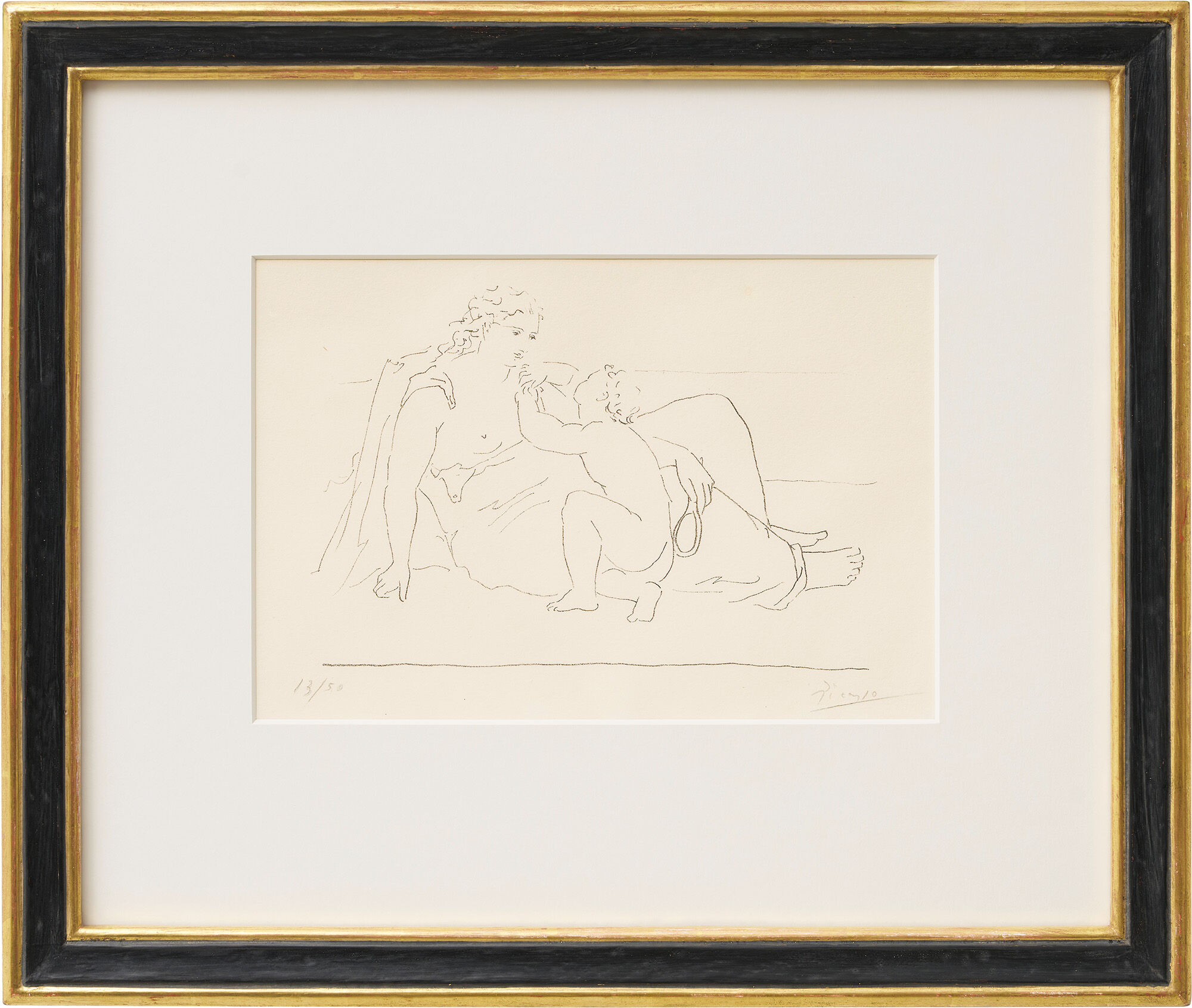 Picture "Femme et enfant" (1923) by Pablo Picasso