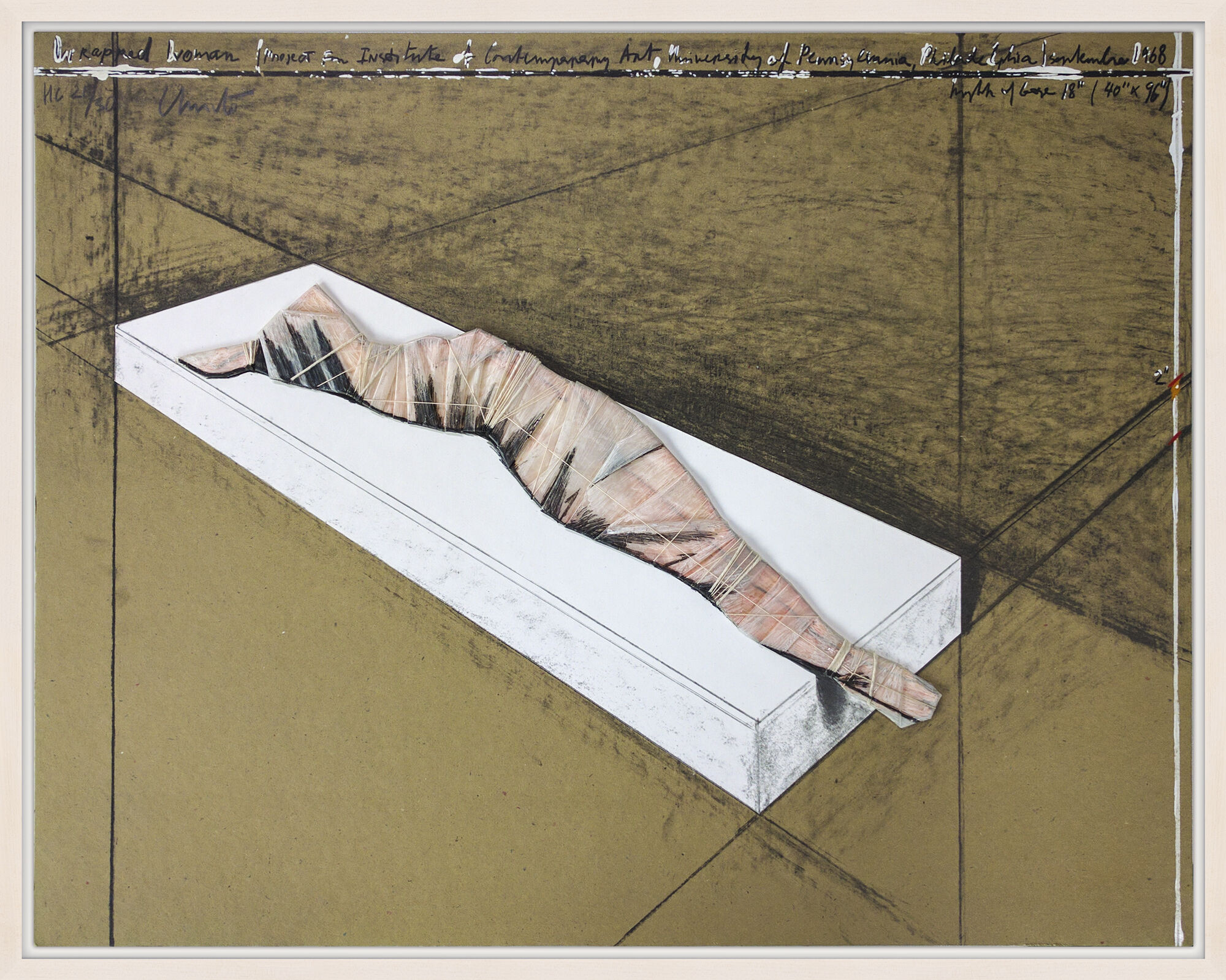 Picture "Wrapped Woman" (1996) by Christo