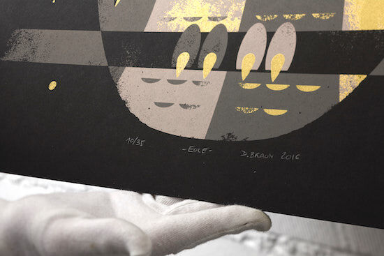 Bild "Eule" (2016) von Dieter Braun