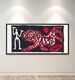 Photo "Tigre et chasseur" (vers 1990) de A. R. Penck