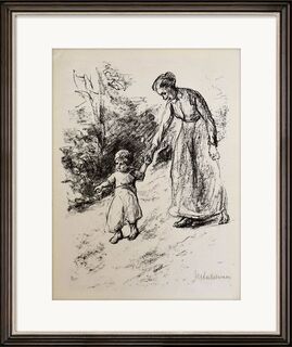 Bild "Wärterin mit Kind" (um 1919)