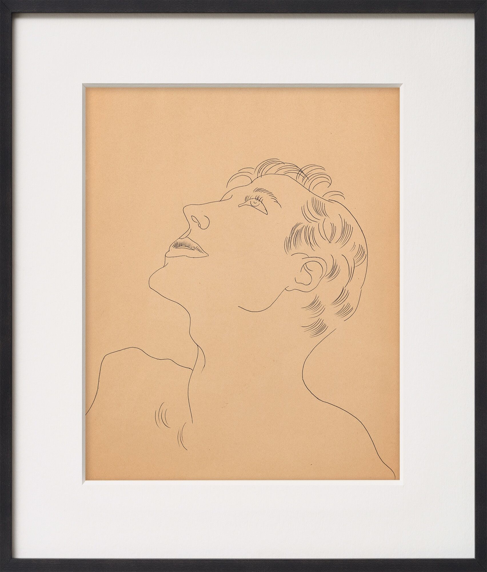 Bild "Untitled (Star Gazing)" (1955) (Unikat) von Andy Warhol
