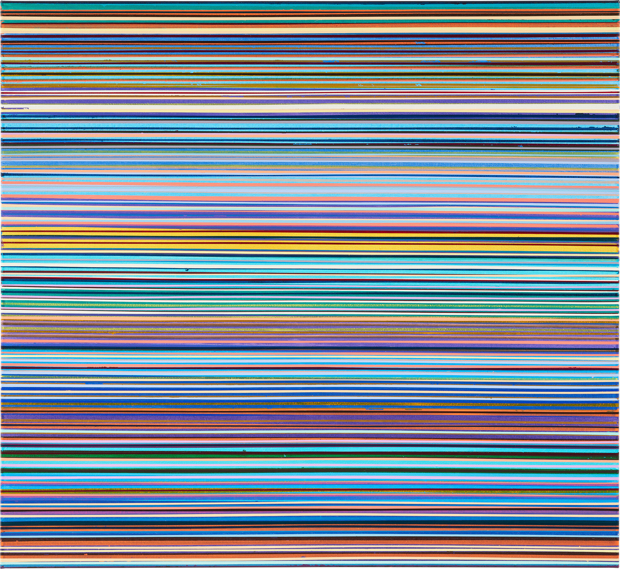 Bild "Broken Line Thin blue horizon" (2022) (Unikat) von Ruri Matsumoto