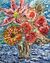 Picture "Roses and Lily" (2020-24) (Unique piece)