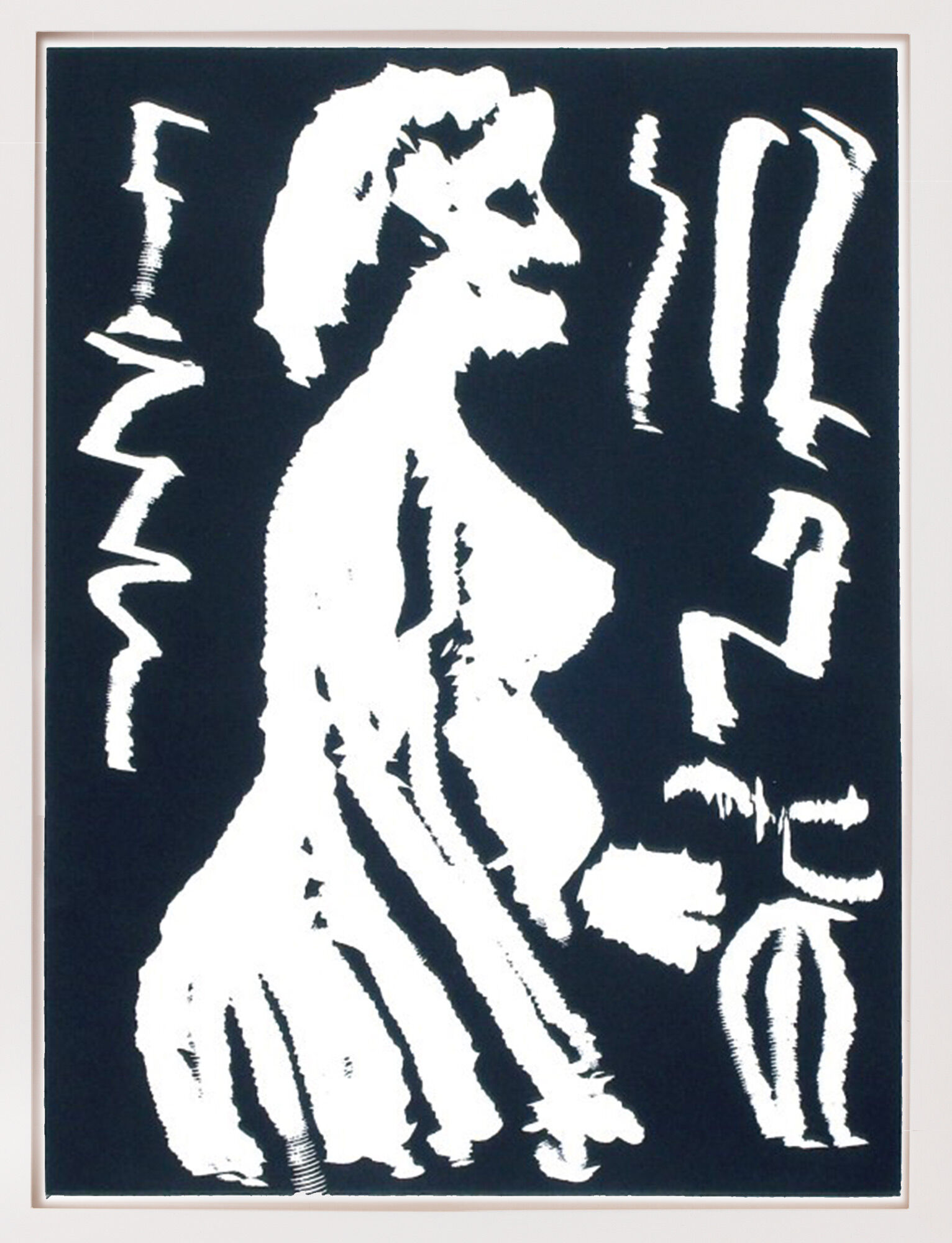 Picture "Woman in Profile" (1987) by A. R. Penck