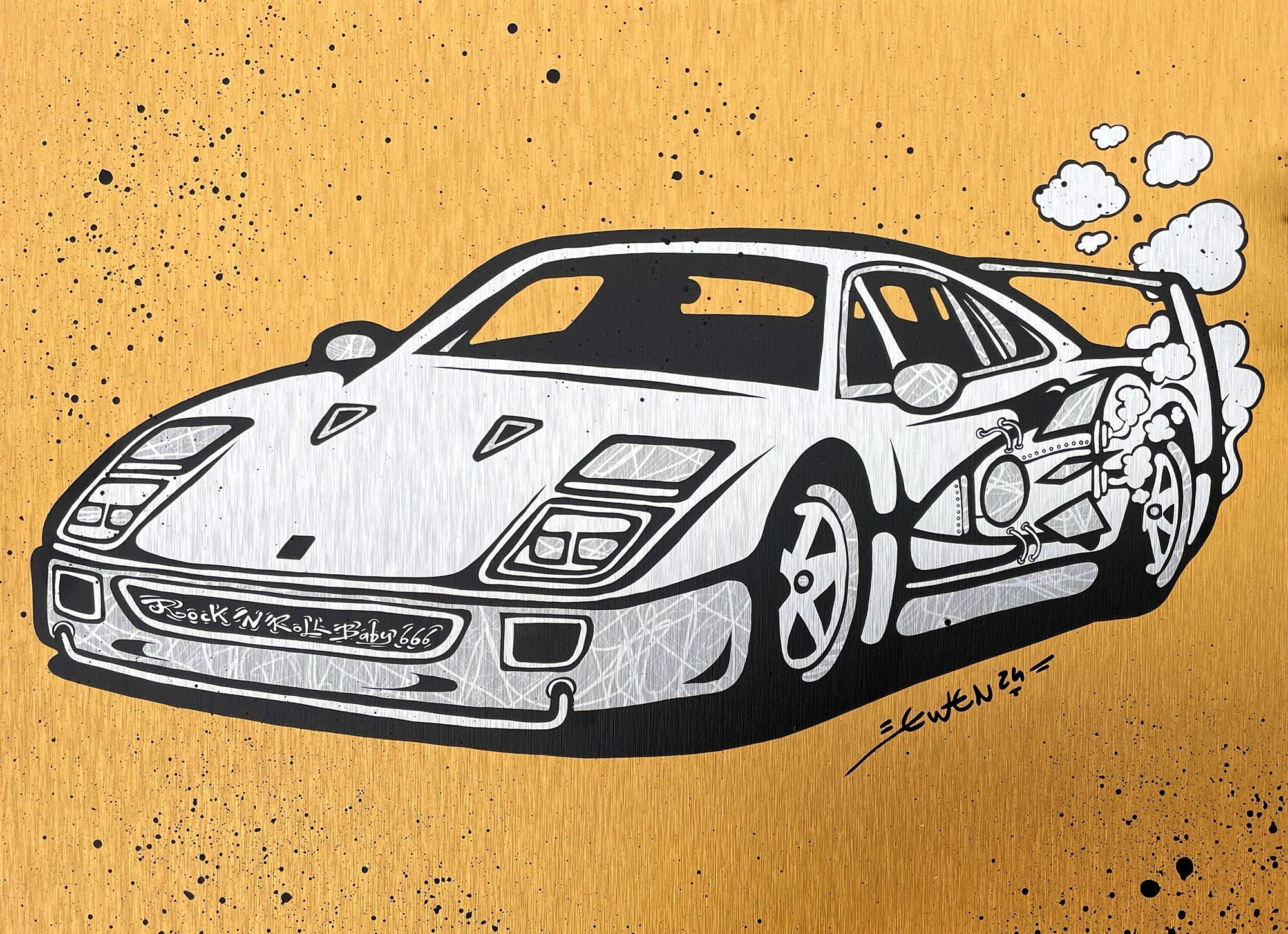 Bild "F40 Rocket Ride" (2024) von Ewen Gur