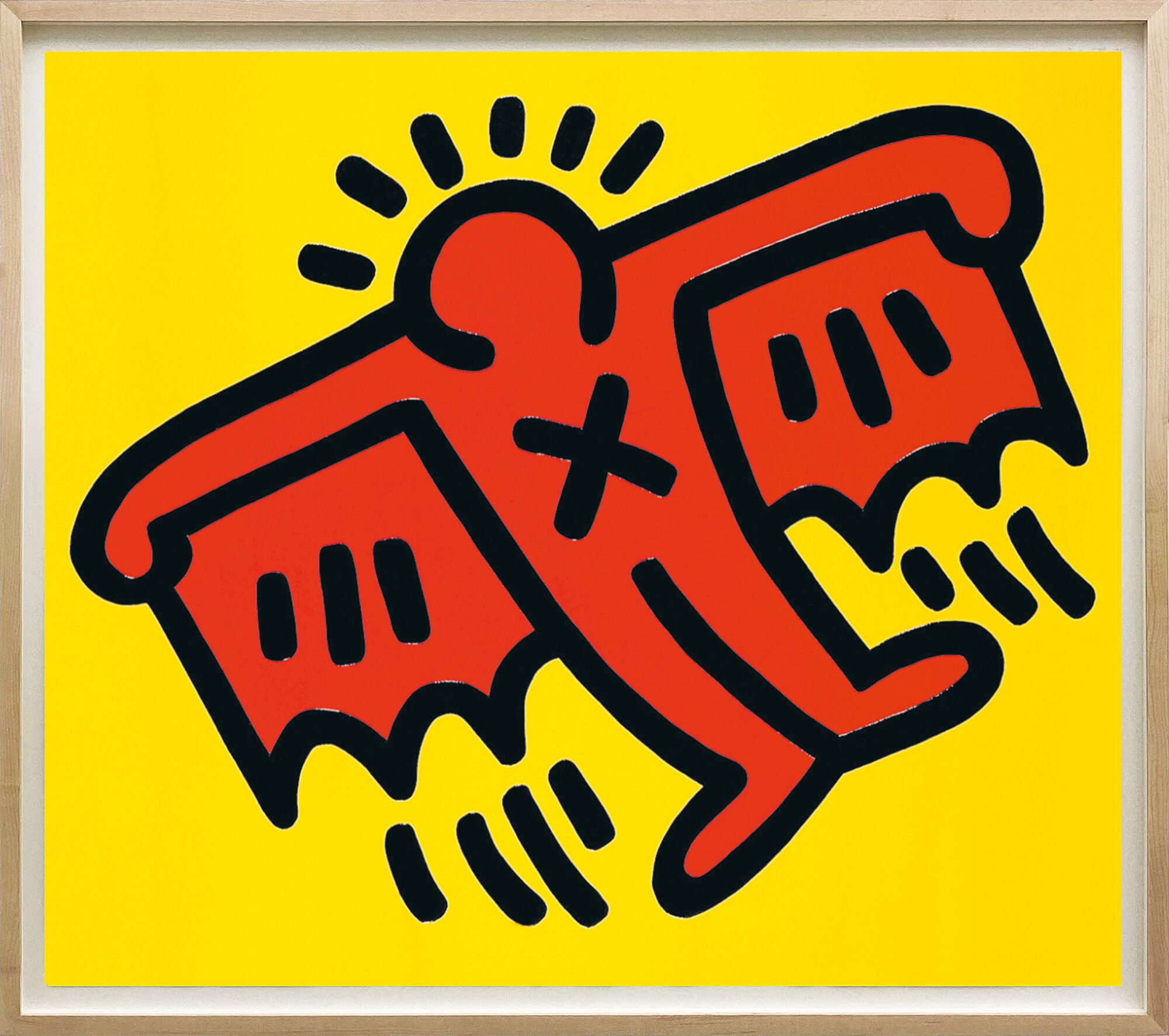 Bild "Icons (D) - x Man" (1990) von Keith Haring