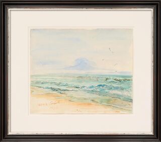 Bild "Meer mit Küstenlandschaft" (1920) (Unikat)