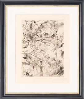 Bild "Garten am Walchensee" aus "Am Walchensee" (1920)