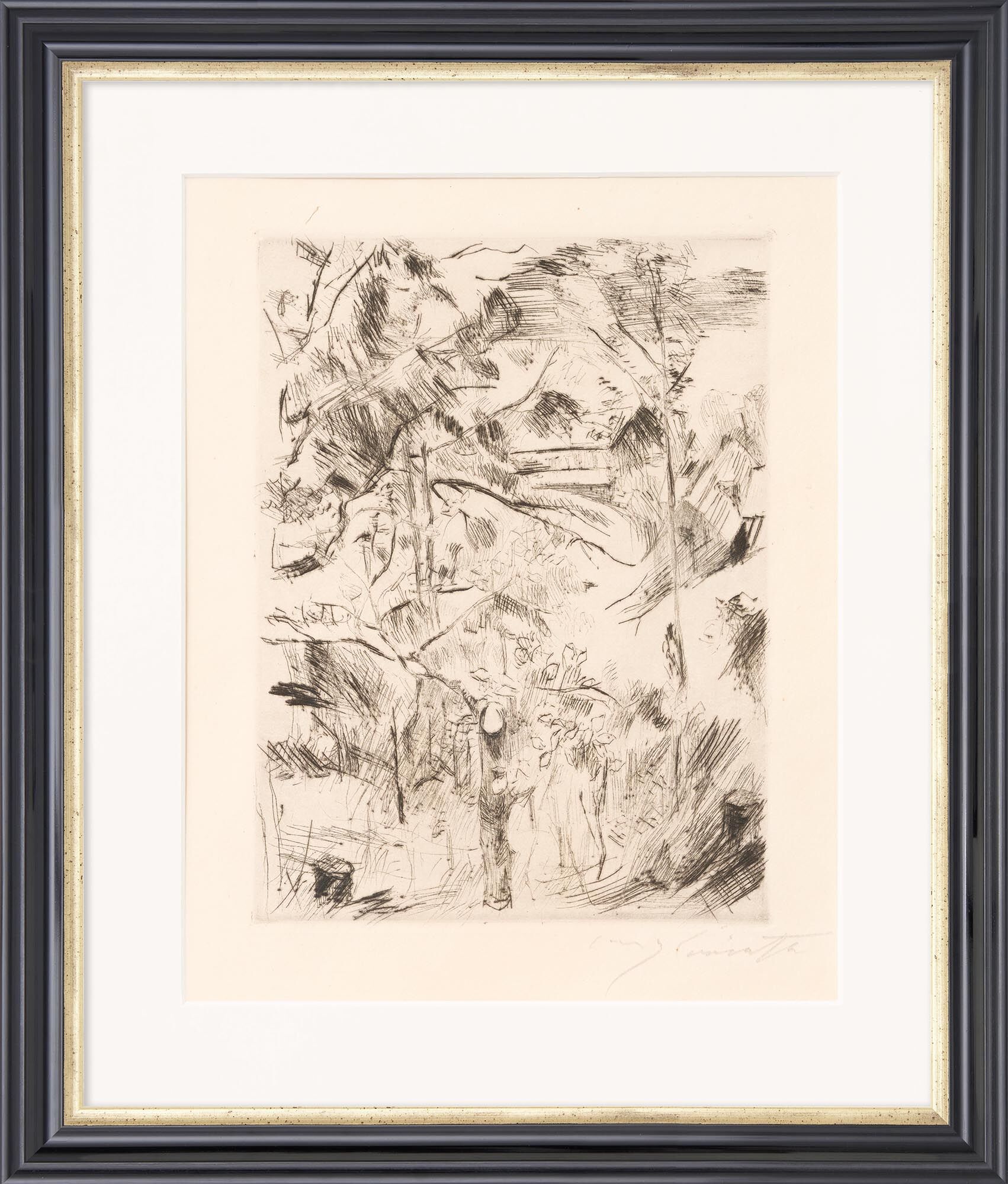 Bild "Garten am Walchensee" aus "Am Walchensee" (1920) von Lovis Corinth