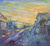 Picture "Memory of a Sunset under Linden Trees" (2018) (Unique piece)