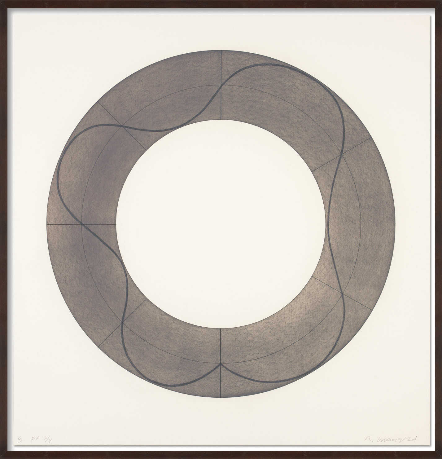 Picture "Ring Image B" (2008) by Robert Mangold