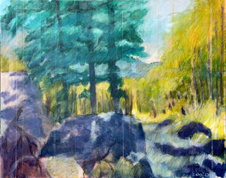 Bild "La Palma - Caldera de Taburiente I" (2023) (Unikat)