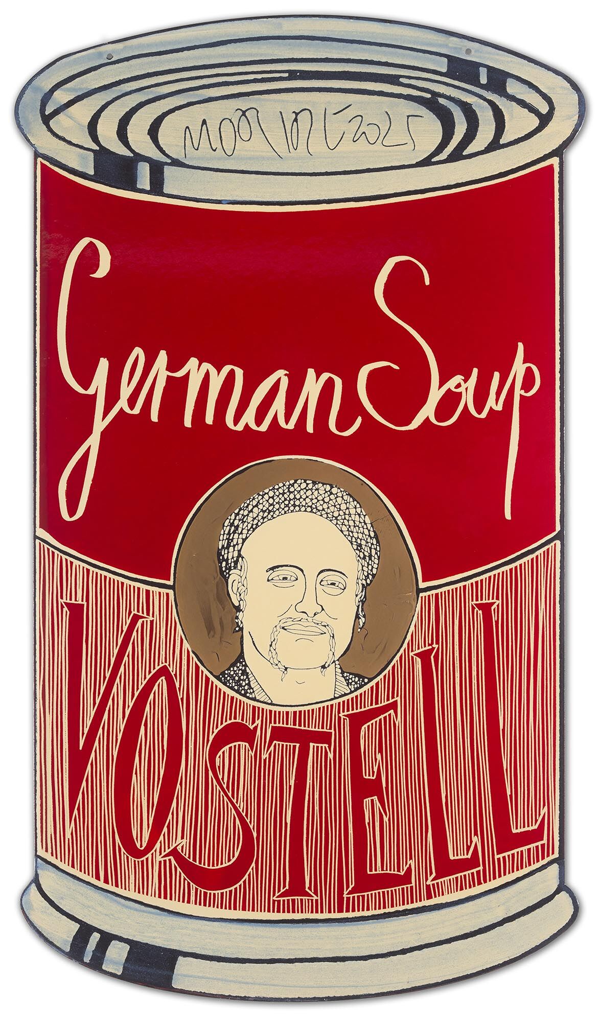 Object "German Soup, Vostell" (2026) (Unique piece) by Moritz Götze