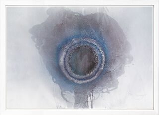 Bild "Blauer Kreis" (1988) von Otto Piene