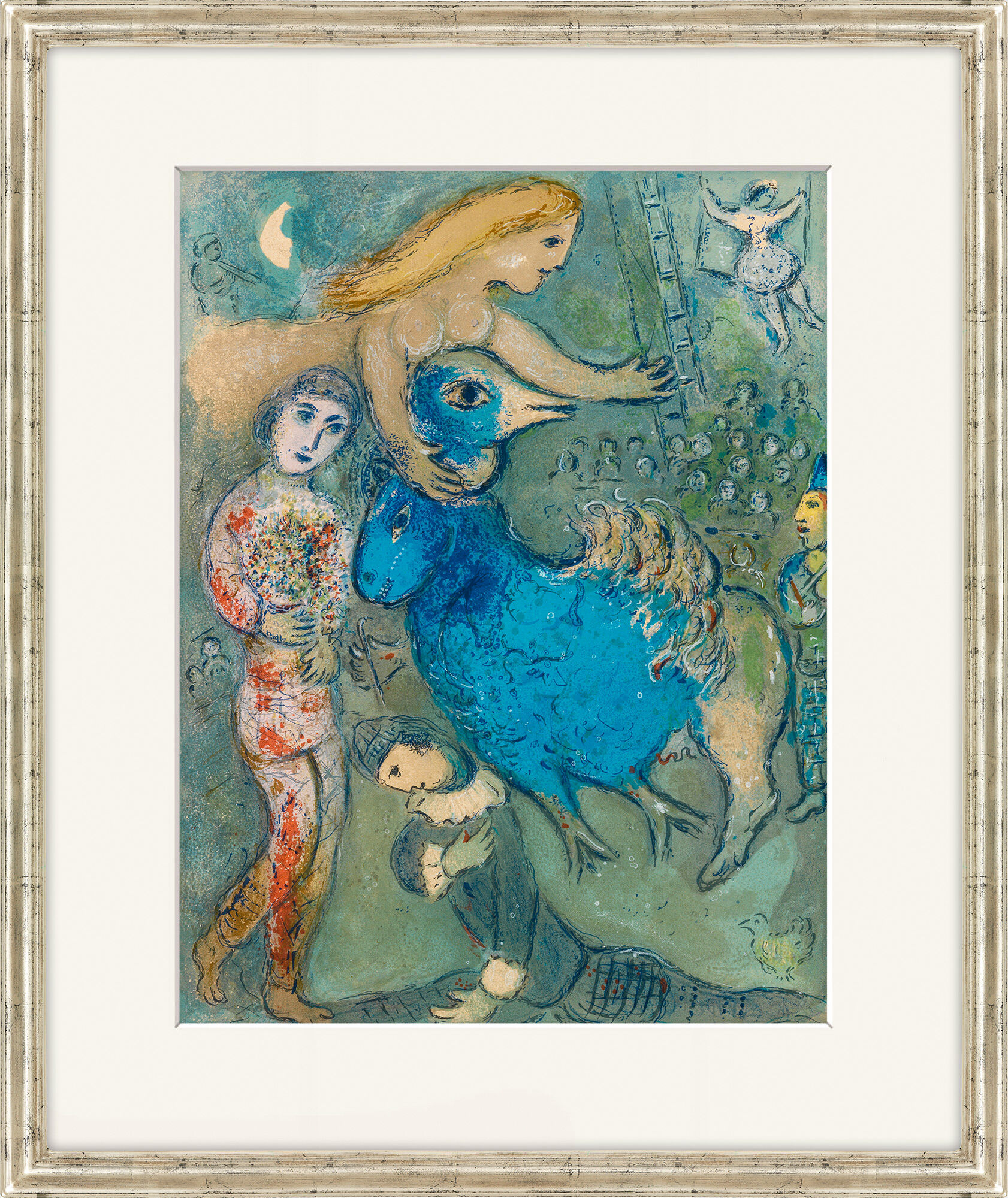 Picture "Le Cirque - Frontispice" (1965) by Marc Chagall
