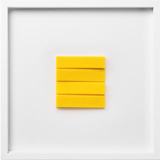 Bild "White and Flow (yellow version)" (2023) (Unikat)