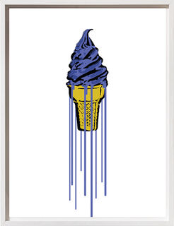 Bild "Blue Glitter Icecream" (2015) von ELIOT theSuper