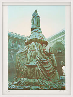 Bild "Wrapped Monument to Leonardo" (1971)