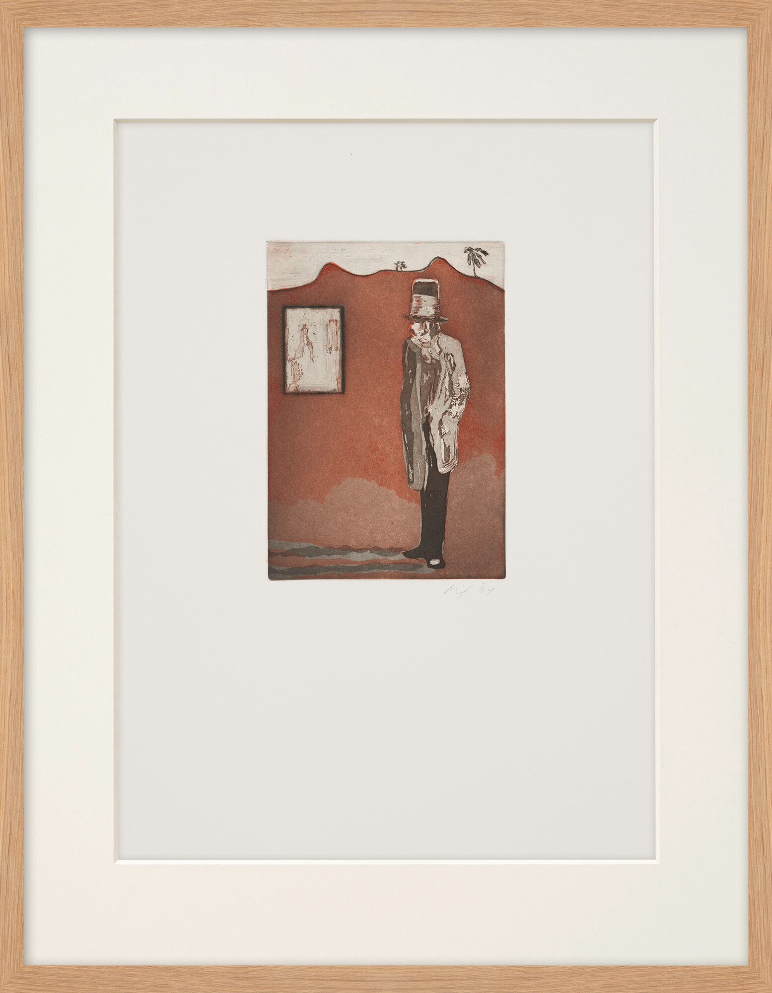 Series "Black Palm Series I House of Pictures" (2004) by Peter Doig