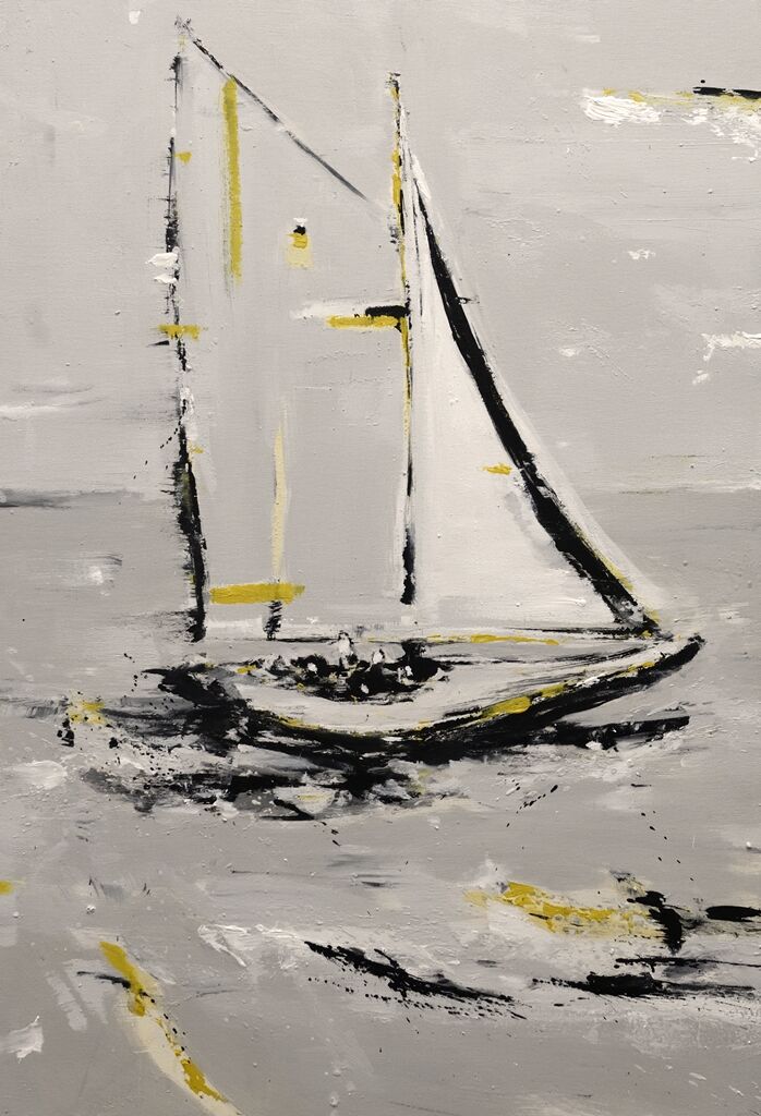 Picture "Yacht-6-sea-icons" (2026) (Unique piece) by Lars Teichmann