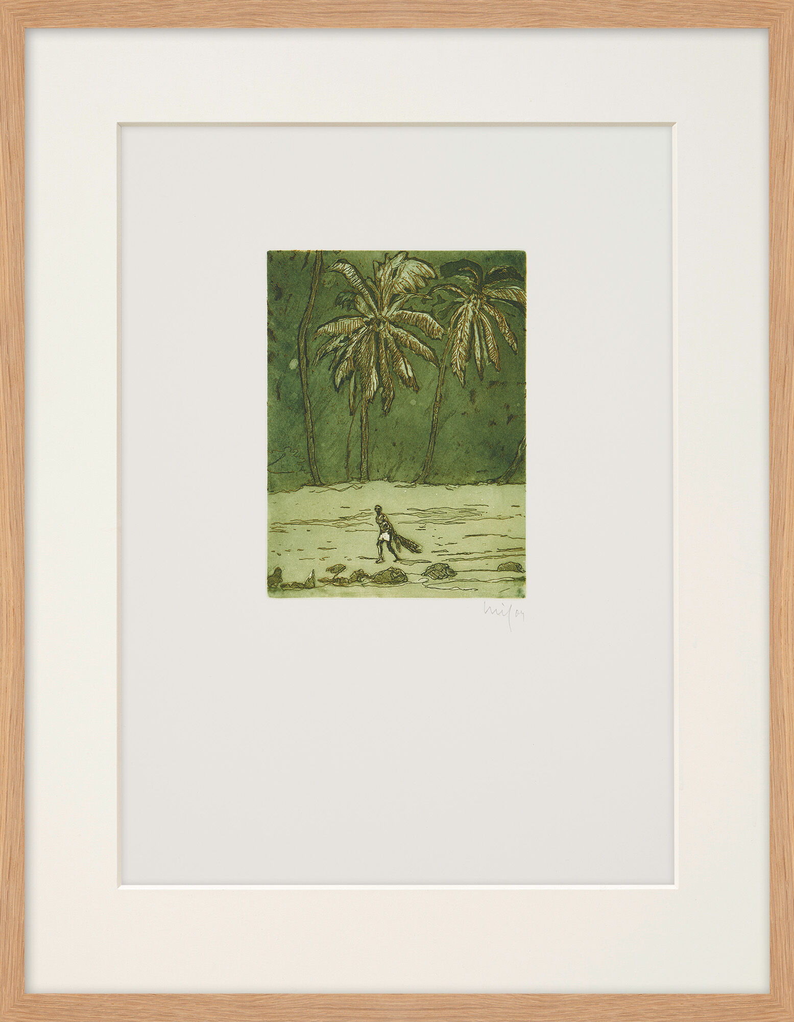 Serie "Black Palm Serie I Pelican" (2004) von Peter Doig