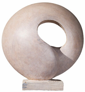Sculpture "Disc Object" (2015) (Original / Unique piece), wood
