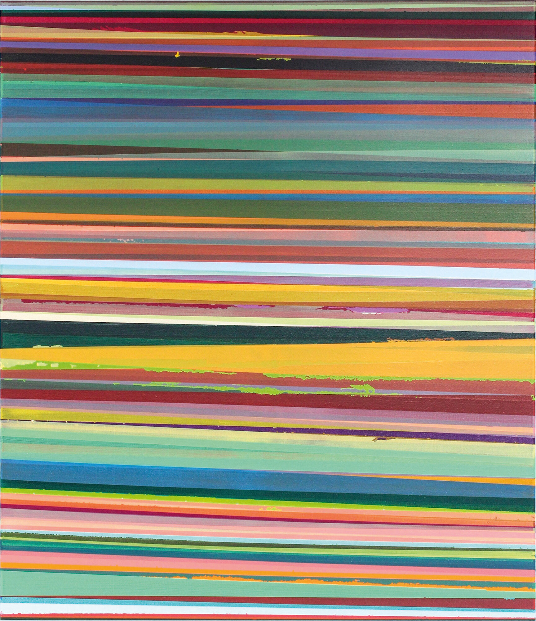 Picture "Broken Line horizon transparent" (2022) (Unique piece) by Ruri Matsumoto