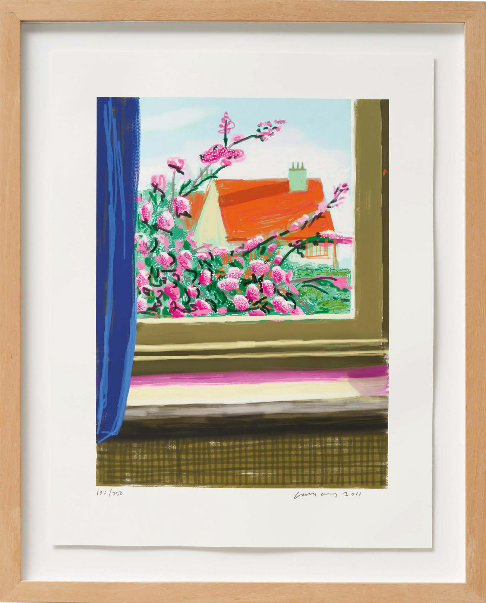 Bild "My Window. No. 778" (2011-2019) von David Hockney
