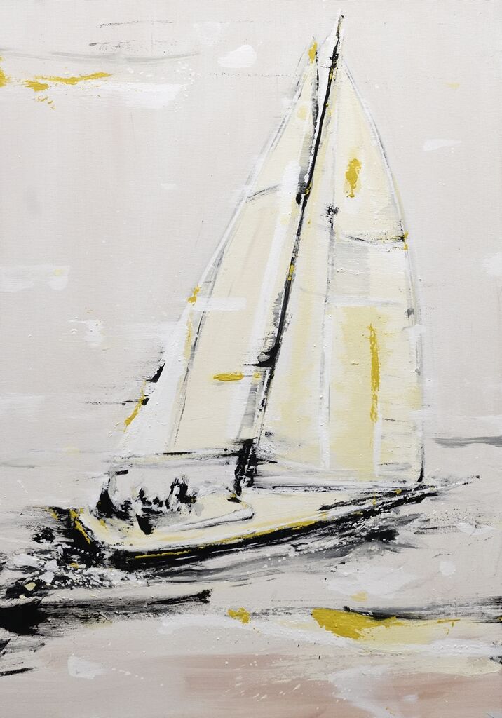 Picture "Yacht-5-sea-icons" (2026) (Unique piece) by Lars Teichmann